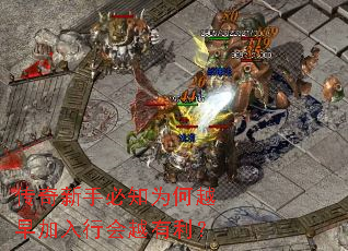 传奇新手必知为何越早加入行会越有利? 传奇新手必知为何越早加入行会越有利?