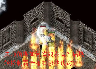法师前期如何省钱发育?后期轻松制霸全服有哪些诀窍? 法师前期如何省钱发育?后期轻松制霸全服有哪些诀窍?