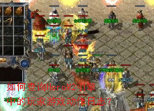 如何查询HeroM2引擎中的玩家游戏动作日志? 如何查询HeroM2引擎中的玩家游戏动作日志?