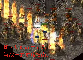 如何玩好战士?先了解战士的攻略指南。 如何玩好战士?先了解战士的攻略指南。