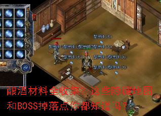 ��Ʋ���ȫ�ռ�����Щ���ص�ͼ��BOSS������㶼֪����