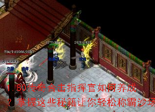 1.80传奇合击指挥官如何养成?掌握这些秘籍让你轻松称霸沙场 1.80传奇合击指挥官如何养成?掌握这些秘籍让你轻松称霸沙场