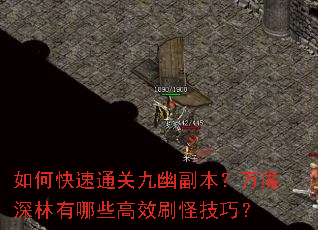 如何快速通关九幽副本?万魔深林有哪些高效刷怪技巧? 如何快速通关九幽副本?万魔深林有哪些高效刷怪技巧?