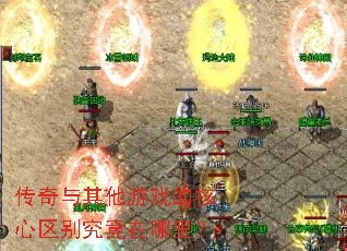 传奇与其他游戏的核心区别究竟在哪里? 传奇与其他游戏的核心区别究竟在哪里?