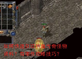 如何快速获取热血传奇怪物资料?有哪些攻略技巧? 如何快速获取热血传奇怪物资料?有哪些攻略技巧?