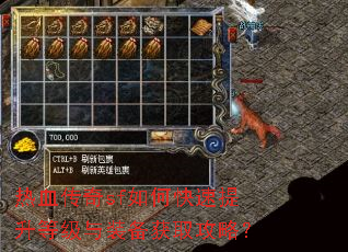 热血传奇sf如何快速提升等级与装备获取攻略? 热血传奇sf如何快速提升等级与装备获取攻略?