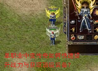 单职业中变传奇如何快速提升战力与获取顶级装备? 单职业中变传奇如何快速提升战力与获取顶级装备?