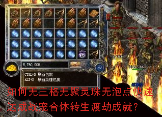 如何无三格无聚灵珠无泡点快速达成战宠合体转生渡劫成就? 如何无三格无聚灵珠无泡点快速达成战宠合体转生渡劫成就?