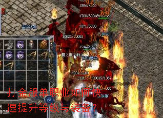 打金服单职业如何快速提升等级与装备? 打金服单职业如何快速提升等级与装备?
