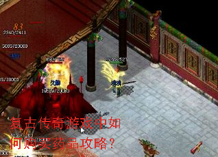 复古传奇游戏中如何购买药品攻略? 复古传奇游戏中如何购买药品攻略?