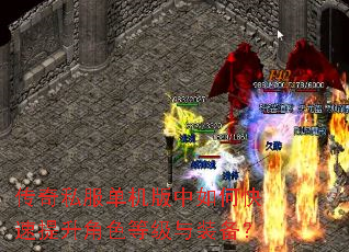 传奇私服单机版中如何快速提升角色等级与装备? 传奇私服单机版中如何快速提升角色等级与装备?
