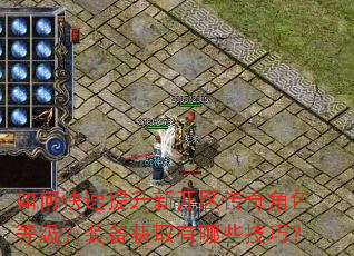 如何快速提升新开区传奇角色等级?装备获取有哪些技巧? 如何快速提升新开区传奇角色等级?装备获取有哪些技巧?