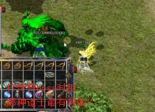 打传奇boss时组哪种道士最有帮助? 打传奇boss时组哪种道士最有帮助?