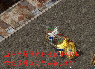 蓝月至尊传奇私服新手如何快速提升战力与装备获取? 蓝月至尊传奇私服新手如何快速提升战力与装备获取?