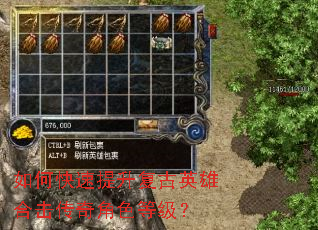 如何快速提升复古英雄合击传奇角色等级? 如何快速提升复古英雄合击传奇角色等级?