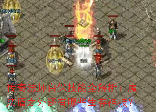 传奇法师自保技能全解析:魔法盾之外还有哪些生存神技? 传奇法师自保技能全解析:魔法盾之外还有哪些生存神技?