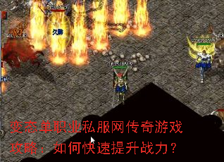 变态单职业私服网传奇游戏攻略:如何快速提升战力? 变态单职业私服网传奇游戏攻略:如何快速提升战力?
