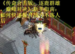 《传奇合击版：逐鹿群雄，巅峰对决》新手指南：如何快速提升战力不落人后
