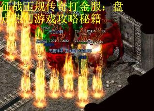 征战正规传奇打金服：盘点热门游戏攻略秘籍