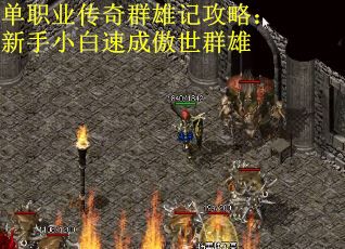 单职业传奇群雄记攻略：新手小白速成傲世群雄