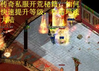 传奇私服开荒秘籍：如何快速提升等级，称霸玛法大陆