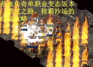 热血传奇单职业变态版本：屠龙之路，称霸沙场的终极攻略