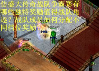 仿盛大传奇战队争霸赛有哪些独特奖励值得战队角逐？战队成员如何分配不同档位奖励？