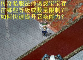 传奇私服法师诱惑宝宝存在哪些等级或数量限制？如何快速提升召唤能力？