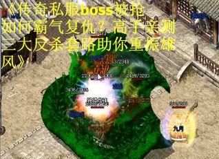 《传奇私服boss被抢如何霸气复仇？高手亲测三大反杀套路助你重振雄风》