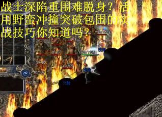 战士深陷重围难脱身？活用野蛮冲撞突破包围的实战技巧你知道吗？