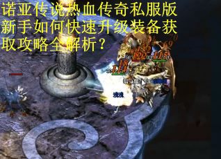 诺亚传说热血传奇私服版新手如何快速升级装备获取攻略全解析？